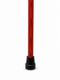 Ash Wood Walking Stick Rose Red with a Derby Handle and Collar