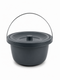 Commode Bucket Pan Grey 7.5ltr with Lid Handle Compatible with Linton and Lenham Commodes