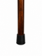 Ergonomic Handle Anatomic Left Hand Beech Wooden Shaft Walking Stick