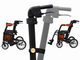 Uplivin Glide 2 in 1 Lightweight Folding Rollator & Wheelchair Moon Black
