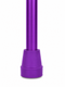 Purple Gel Handled Height Adjustable Folding Walking Stick