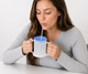 Medisure Two Handled Wide Base Cup Mug with Spouted and Straw Hole Lids 300ml