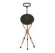 Adjustable Height Folding Walking Stick Cane Seat for resting when out