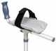 Pair of Padded Forearm Platform Trough Height Adjustable Crutches for Arthritis
