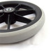 Pair of 8'' Front Castor Wheels with Solid Tyres to fit Most Standard Wheelchairs 