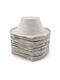 25 Disposable Cardboard Pulp Dish Bowls Hospital Style With Graduation Marks 1L