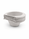 10 Disposable Cardboard Pulp Dish Bowls Hospital Style With Graduation Marks 1L