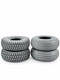 Set of 4 Tyres 260x85 3.00-4 Grey Mobility Scooter Tyre 300x4 (2 Block 2 Rib)