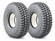Set of 4 Solid Tyres (2 Rib 2 Block) 260x85 3.00-4 Grey Mobility Scooter 300x4