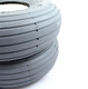 2 x  3.00-4 300x4 260x85 Grey Solid Rib Tread Infilled Puncture Proof Mobility Scooter Tyres by Innova