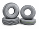 Set of 4 Grey Tyres for Sapphire 2 (2 x 3.00-4)( 2 x 2.80/2.50-4) Cheng Shin