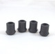 22mm Black Coopers Ferrule Walking Stick Crutch Tip Rubber End Replacement per 4