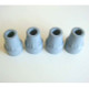 16mm 5/8'' Grey Coopers Ferrules Walking Stick Tips Cane Ends Rubber Feet per 4