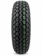 330x100 4.00-5 Black Solid Block Tread Mobility Scooter Tyre 400x5 No Punctures