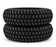 Pair of 3.00-4 (260x85)(300x4) Black Block Tread Pneumatic Mobility Scooter Tyres