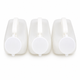 3 x Medisure Male Portable Urine Urinal Bottle with White Lid and Graduating Measurements 1000ml