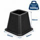 Aidapt Black Wood Grain Effect 6'' Chair Bed Furniture Raisers