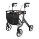 Space LX Aluminium Lightweight Rollator Medium 55 Grey