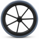 315mm Grey low profile Rear Wheel for NHS Style Wheelchair 12 1/2"