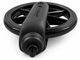 1 Pair of 190x27mm Black Castor Wheels with Fork for standard NHS Style Wheelchairs