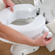 Uni-Fix Multi Height Raised Toilet Seat 3" and 4" Settings No Lid