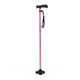 HurryCane 2 Height Adjustable Pivoting Tri-Foot All-Terrain Walking Stick- Pastel Pink