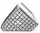 Tri Wheel Walker Wire Mesh Basket with Tray Lid