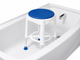 Round Height Adjustable Swivel Rotating Shower Bath Stool Seat Padded top