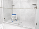 Round Height Adjustable Swivel Rotating Shower Bath Stool Seat Padded top
