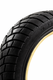 65-8 Black Block Solid Puncture Proof Tyre fits Kymco Agility Scooter 80/65x8