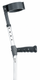 Double Adjustable Pair of Crutches with PVC Handle Extra Long