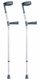 Double Adjustable Pair of Crutches with PVC Handle Extra Long