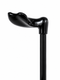 Height Adjustable Ergo Grip Fischer Walking Stick Black Medium (Left Hand)