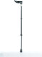 Height Adjustable Ergo Grip Fischer Walking Stick Black Medium (Right Hand)