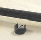 Height Adjustable Ergo Grip Fischer Walking Stick Black Medium (Right Hand)
