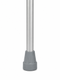 Aluminium Walking Stick Swan Neck Medium PVC Handle 710mm - 965mm (28" - 38")