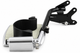 Left side Black Durable NHS Wheelchair Footrest Leg Rest Hanger Complete