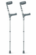 Coopers Pair of Medium Elbow Double Adjustment Crutches with Comfy Ergo Grip Handles