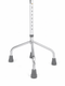 Tripod Height Adjustable Plastic Handle Walking Stick