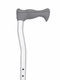Tripod Height Adjustable Plastic Handle Walking Stick