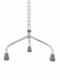 Tripod Height Adjustable Plastic Handle Walking Stick