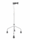 Tripod Height Adjustable Plastic Handle Walking Stick