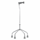 Height Adjustable Tetrapod (Large Base) Quad Cane Walking Stick for added Stability