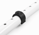 Visually Impaired/Blind Ergo Grip White Walking Stick Medium (Left Hand)