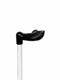 Visually Impaired/Blind Ergo Grip White Walking Stick Medium (Left Hand)
