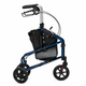  Lightweight Folding Aluminium Tri-Walker Blue Flame Effect with Vinyl Bag