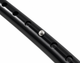 Swan Neck Height Adjustable Black Soft Grip Walking Stick