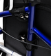 Lightweight Blue Folding Aluminium Tri-Walker with Vinyl Bag