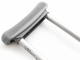 Youth Pair of Under Arm Crutches Lightweight Height Adjustable Aluminium 