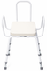 Malvern Perching Stool Height Width Adjustable with Back Rest